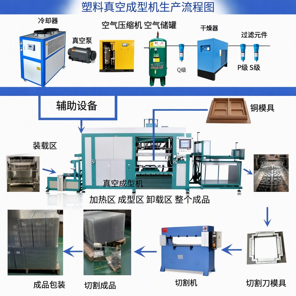 Vacuum Thermoforming Machine Output Test: Real Workshop Production Video